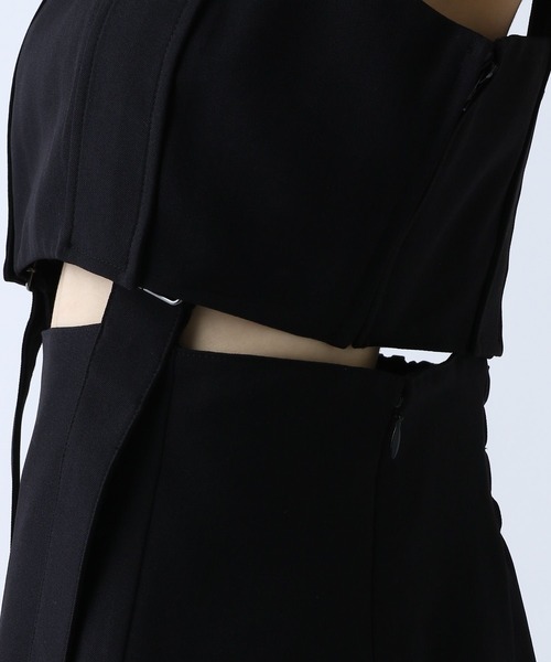 PAGEBOY（ページボーイ）の「ビスチェ×スカートSET（ワンピース・レディース・ブラック/グレイッシュベージュ/ストライプ・FREE）」の20枚目の写真