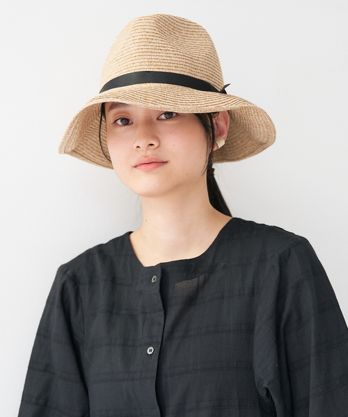 collex（コレックス）の「＜UVカット・手洗い可＞Wash Folding UV Hat ウォッシャブル中折れハット（ハット・レディース・ベージュ/ブラウン・フリー）」の3枚目の写真