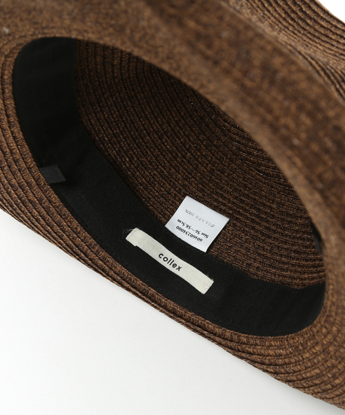 collex（コレックス）の「＜UVカット・手洗い可＞Wash Folding UV Hat ウォッシャブル中折れハット（ハット・レディース・ベージュ/ブラウン・フリー）」の12枚目の写真