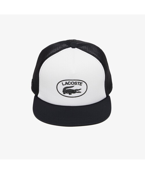 LACOSTE(ラコステ)の「ジャパンフィットメッシュキャップ(キャップ・レディース・ブラック/レッド・FREE)」の8枚目の写真