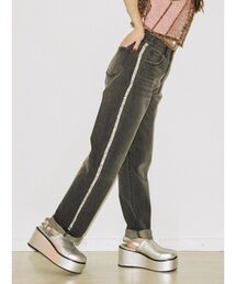jouetie | サイドラインストーンストレートデニム(デニムパンツ)