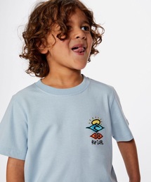 RIP CURL（リップカール）の「【RIPCURL（リップカール）】ICONS OF SHRED TEE -BOY/キッズバックプリント半袖Tシャツ（Tシャツ/カットソー）」