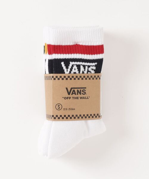 VANS ヴァンズ ソックス 靴下　バンズ　9足 VANS】 ヴァンズ DROP V CREW (6.5-9, 1PK) ソックス