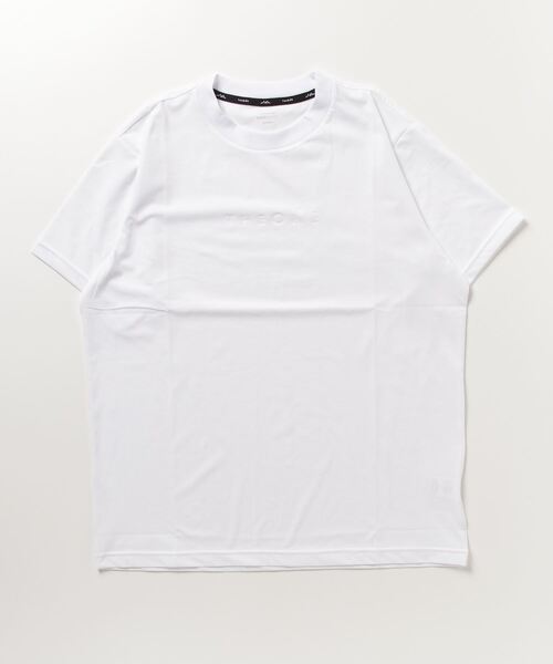 DESCENTE(デサント)の「【別注】デサント Sunscreen ShortSleeve Shirt (Cool) 限定コラボ(Tシャツ/カットソー・メンズ・ネイビー/ホワイト/カーキ・M/LL/L)」の1枚目の写真