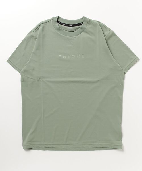 DESCENTE(デサント)の「【別注】デサント Sunscreen ShortSleeve Shirt (Cool) 限定コラボ(Tシャツ/カットソー・メンズ・ネイビー/ホワイト/カーキ・M/LL/L)」の2枚目の写真