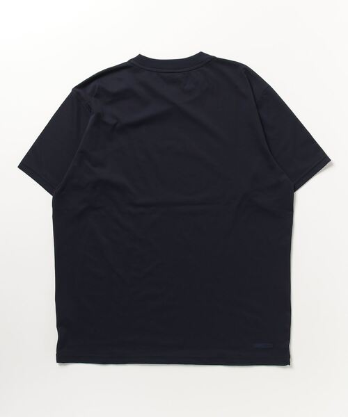 DESCENTE(デサント)の「【別注】デサント Sunscreen ShortSleeve Shirt (Cool) 限定コラボ(Tシャツ/カットソー・メンズ・ネイビー/ホワイト/カーキ・M/LL/L)」の4枚目の写真