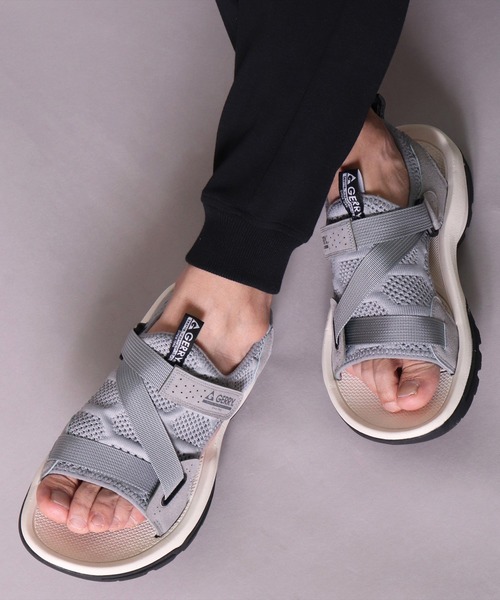 GERRY（ジェリー）の「(AC)【GERRY】【メンズ】オフロード ソール スポーツ サンダル（サンダル・メンズ・グレー/ベージュ/ブラック・27.5cm/25.5cm/26.5cm）」の7枚目の写真