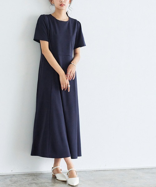 Pierrot(ピエロ)の「ポンチAラインワンピース(ワンピース・レディース・ブラック/ネイビー/ライトベージュ・M/L)」の22枚目の写真