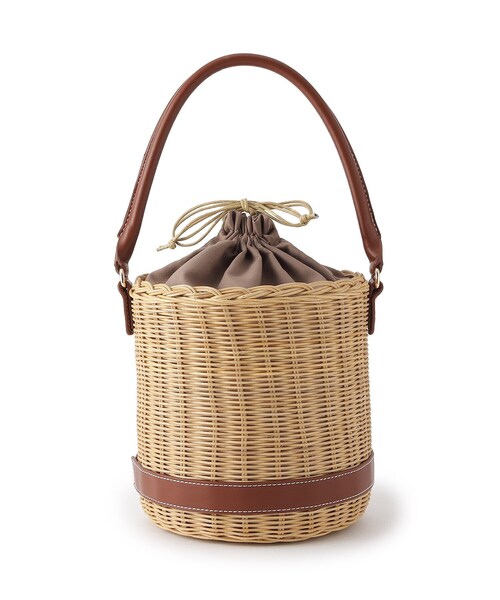 UNTITLED（アンタイトル）の「◆ラタンワンハンドバッグ（ハンドバッグ・レディース・ブラック系4/ブラウン系5・99）」の3枚目の写真