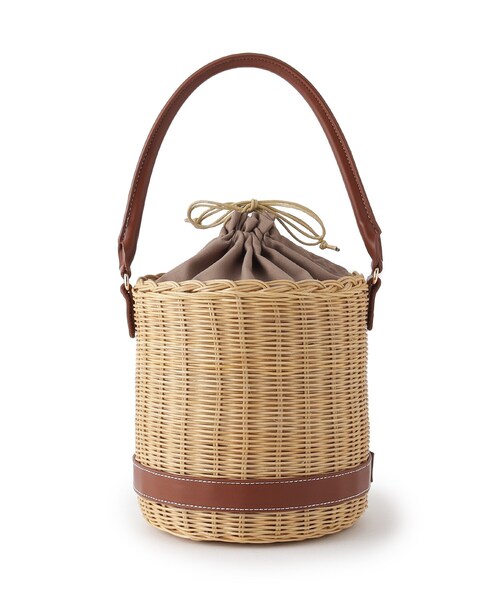 UNTITLED（アンタイトル）の「◆ラタンワンハンドバッグ（ハンドバッグ・レディース・ブラック系4/ブラウン系5・99）」の5枚目の写真