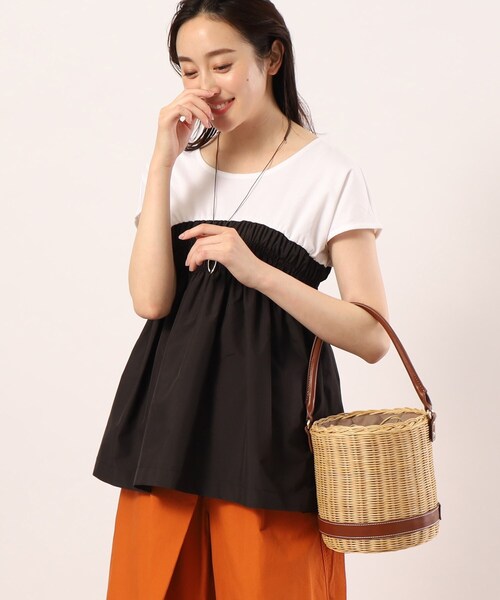 UNTITLED（アンタイトル）の「◆ラタンワンハンドバッグ（ハンドバッグ・レディース・ブラック系4/ブラウン系5・99）」の10枚目の写真