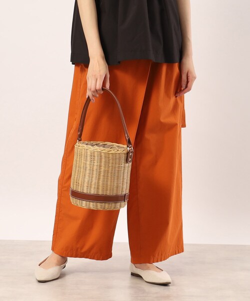 UNTITLED（アンタイトル）の「◆ラタンワンハンドバッグ（ハンドバッグ・レディース・ブラック系4/ブラウン系5・99）」の6枚目の写真