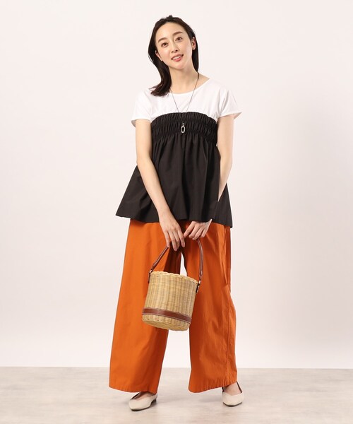 UNTITLED（アンタイトル）の「◆ラタンワンハンドバッグ（ハンドバッグ・レディース・ブラック系4/ブラウン系5・99）」の8枚目の写真