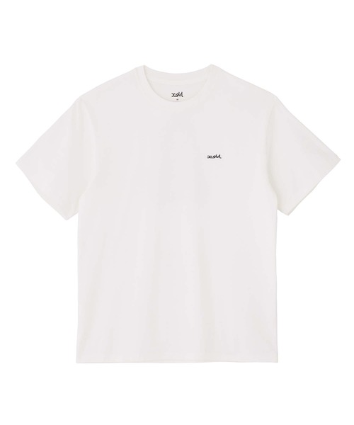 X-girl（エックスガール）の「FACE S/S TEE（Tシャツ/カットソー・レディース・ホワイト/ブラック/オリーブ・L/M/XL/S）」の4枚目の写真