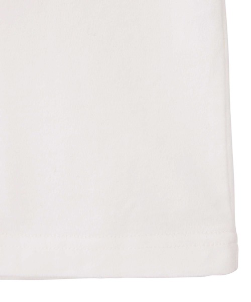 X-girl（エックスガール）の「FACE S/S TEE（Tシャツ/カットソー・レディース・ホワイト/ブラック/オリーブ・L/M/XL/S）」の7枚目の写真