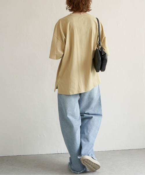 notch.（ノッチ）の「DADDY Tシャツ（Tシャツ/カットソー・レディース・グリーン/イエロー/ホワイト・M）」の19枚目の写真