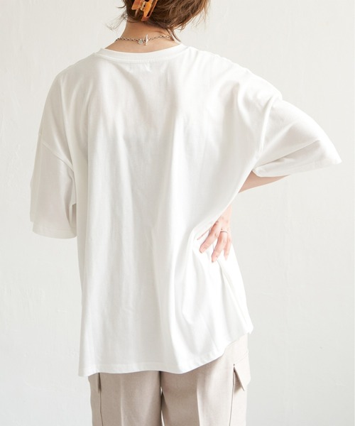 notch.（ノッチ）の「DADDY Tシャツ（Tシャツ/カットソー・レディース・グリーン/イエロー/ホワイト・M）」の21枚目の写真
