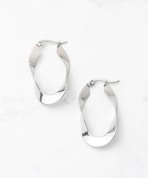 《Stainless》 Tears Ring Pierce 35mm-ティアーズリング ピアス
