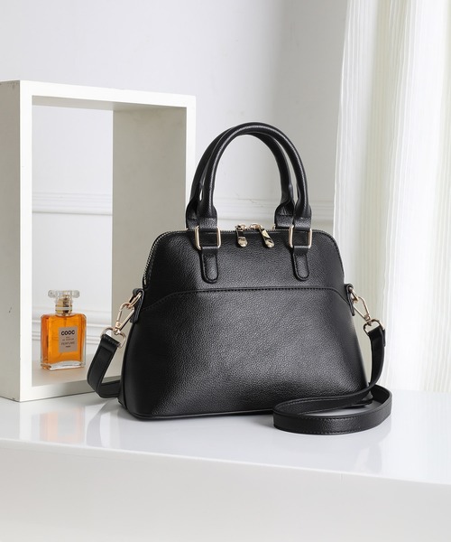 MERCURYDUO（マーキュリーデュオ）の「【MERCURYDUO/マーキュリーデュオ】 ブガッティ　ハンドバッグ（ハンドバッグ・レディース・ブラック/アイボリー/ダークブラウン・FREE）」の6枚目の写真