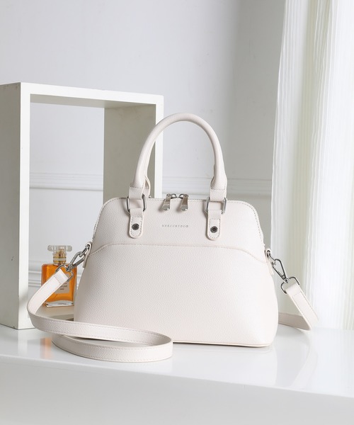 MERCURYDUO（マーキュリーデュオ）の「【MERCURYDUO/マーキュリーデュオ】 ブガッティ　ハンドバッグ（ハンドバッグ・レディース・ブラック/アイボリー/ダークブラウン・FREE）」の5枚目の写真