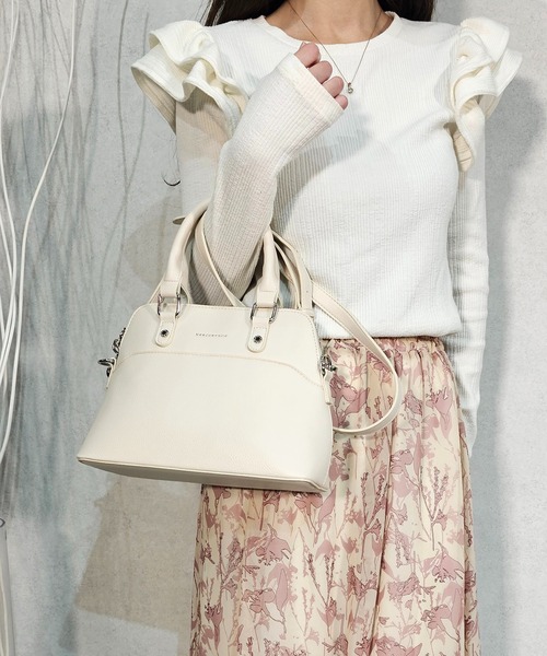 MERCURYDUO（マーキュリーデュオ）の「【MERCURYDUO/マーキュリーデュオ】 ブガッティ　ハンドバッグ（ハンドバッグ・レディース・ブラック/アイボリー/ダークブラウン・FREE）」の19枚目の写真