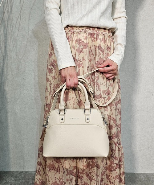 MERCURYDUO（マーキュリーデュオ）の「【MERCURYDUO/マーキュリーデュオ】 ブガッティ　ハンドバッグ（ハンドバッグ・レディース・ブラック/アイボリー/ダークブラウン・FREE）」の21枚目の写真