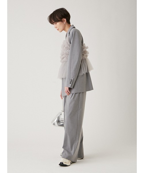 emmi（エミ）の「【emmi atelier】チュールトップス（シャツ