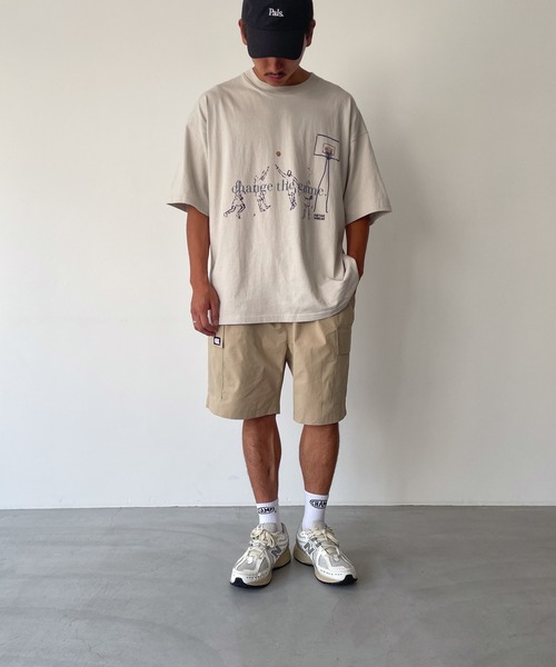 CANAL JEAN(キャナルジーン)の「choice_cnl カーゴハーフパンツ(カーゴパンツ・レディース・ベージュ/ダークグレー・LARGE/X-LARGE)」の13枚目の写真