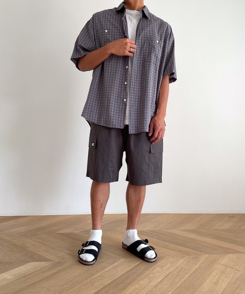 CANAL JEAN(キャナルジーン)の「choice_cnl カーゴハーフパンツ(カーゴパンツ・レディース・ベージュ/ダークグレー・LARGE/X-LARGE)」の14枚目の写真