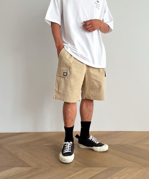 CANAL JEAN(キャナルジーン)の「choice_cnl カーゴハーフパンツ(カーゴパンツ・レディース・ベージュ/ダークグレー・LARGE/X-LARGE)」の19枚目の写真