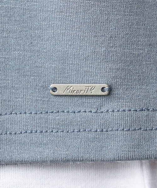 MinoriTY(マイノリティ)の「【MinoriTY】ふんわり素材飾りタックアンサンブル 切り込み半袖Tシャツ+タンクトップ ノースリーブ メンズ 夏服【2点セット】(アンサンブル・メンズ・ブラック/カーキ/ブルー・S/M/L)」の16枚目の写真