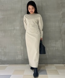 Mila Owen | 袖構築コクーンカットワンピース(ワンピース)