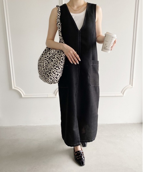 thank U more（サンキューモア）の「ヒョウ柄シンプルバック（ショルダーバッグ・レディース・アイボリー・FREE）」の4枚目の写真