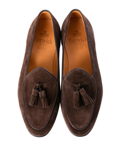 Berwick バーウィック タッセルローファー 4951 スパイゴムソール