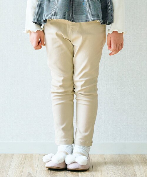apres les cours（アプレレクール）の「スキニー/7days Style pants（その他パンツ・キッズ・ベージュ/カーキ/ブラック/インディゴブルー/ラベンダー・130/110/140/80/120/90/100）」の3枚目の写真