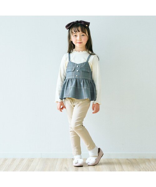 apres les cours（アプレレクール）の「スキニー/7days Style pants（その他パンツ・キッズ・ベージュ/カーキ/ブラック/インディゴブルー/ラベンダー・130/110/140/80/120/90/100）」の6枚目の写真