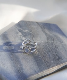 notch. | 【金属アレルギー対応】ワイドチェーンオープンリング/シルバー925/silver925(リング)