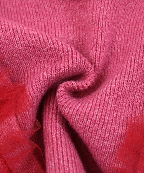 miette（ミエット）の「チュールフリルニットビスチェ（キャミソール・レディース・ブラック/ブルー/ピンク・FREE）」の16枚目の写真