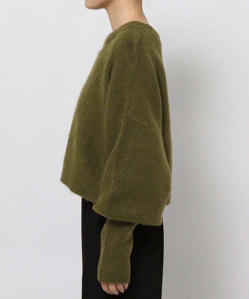 mysty woman（ミスティウーマン）の「【WEB限定】マッシュルームリブニット2　977527（ニット/セーター・レディース・ピンク/ベージュ/カーキ/ライトブルー/ネイビー・FREE）」の21枚目の写真