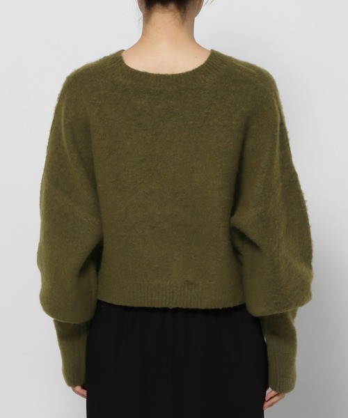 mysty woman（ミスティウーマン）の「【WEB限定】マッシュルームリブニット2　977527（ニット/セーター・レディース・ピンク/ベージュ/カーキ/ライトブルー/ネイビー・FREE）」の22枚目の写真