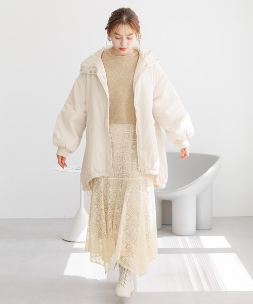 mysty woman（ミスティウーマン）の「【WEB限定】マッシュルームリブニット2　977527（ニット/セーター・レディース・ピンク/ベージュ/カーキ/ライトブルー/ネイビー・FREE）」の14枚目の写真