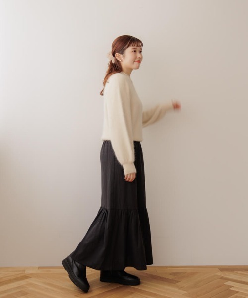 flower(フラワー)の「シュシュクリップ(バレッタ/ヘアクリップ・レディース・ブラック/ベージュ/アイボリー・FREE)」の18枚目の写真