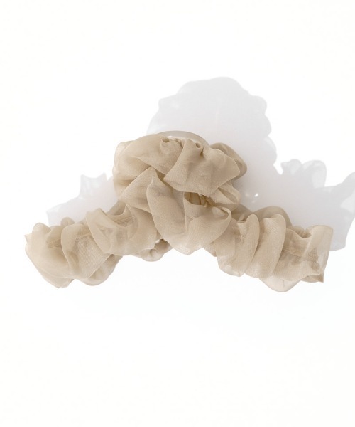 flower(フラワー)の「シュシュクリップ(バレッタ/ヘアクリップ・レディース・ブラック/ベージュ/アイボリー・FREE)」の22枚目の写真