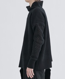 【新品未使用】SULVAM MESH ASYMMETRY KNIT sulvam MESH ASYMMETRY KNIT