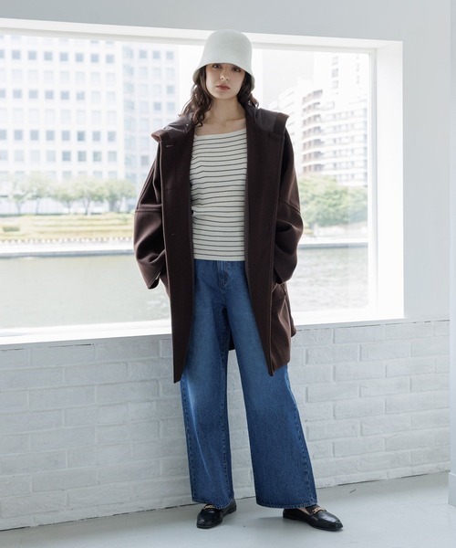 LAKOLE（ラコレ）の「バスクベルハット / 960787（ハット・レディース・ブラック/ブラウン/オフホワイト/キャメル・FREE）」の5枚目の写真