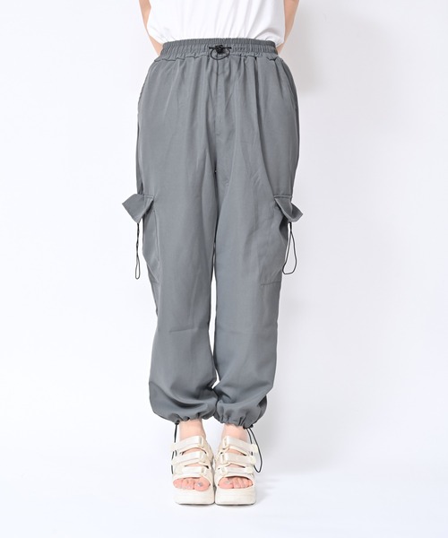 SLY WOVEN FLARE CARGO パンツ SLY WOVEN FLARE CARGO パンツ KHA -ファッション通販 FASHION