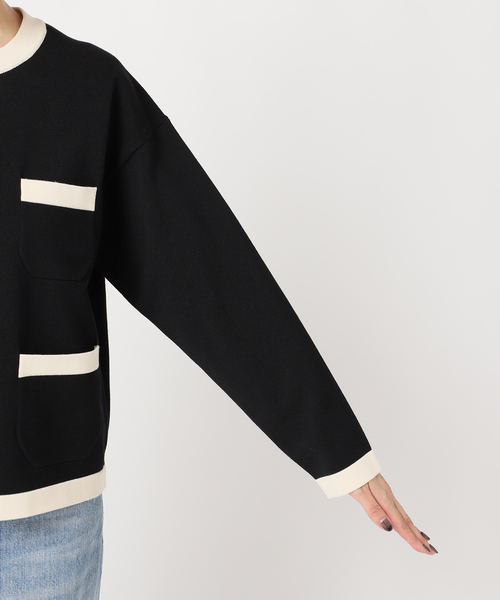 Traditional Weatherwear(トラディショナルウェザーウェア)の「【Traditional Weatherwear】ARKLEY KNIT(カーディガン/ボレロ・レディース・ブラック・SMALL)」の17枚目の写真