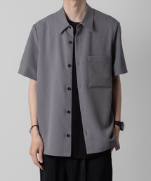 ATTACHMENT | 【 直営店・ZOZOTOWN限定 】PEライトトロ　セットインスリーブS/Sレギュラーカラーシャツ/PE LIGHT TROPICAL DOLMAN S/S REGULAR COLLAR SHIRT(シャツ/ブラウス)
