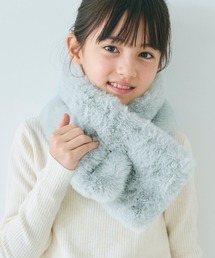 キッズ 親子お揃いフェイクファーティペット