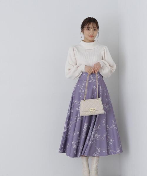 PROPORTION BODY DRESSING(プロポーションボディドレッシング)の「タートルネックボリュームスリーブニット / 1213270005(ニット/セーター・レディース・ホワイト系その他/ライトグリーン/ベージュ/ピンク・MEDIUM/SMALL)」の14枚目の写真